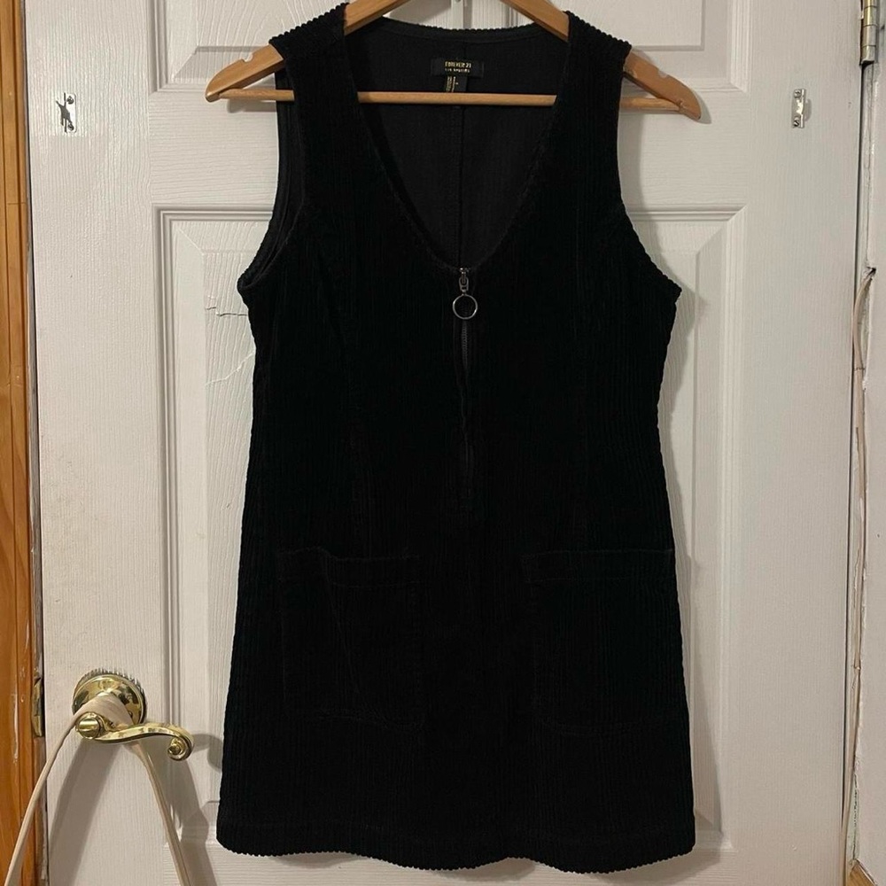 Forever 21 Black Corduroy Dress